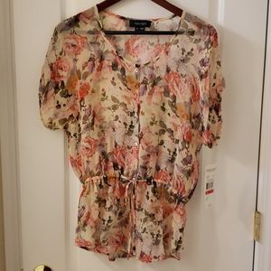Silk karen kane blouse